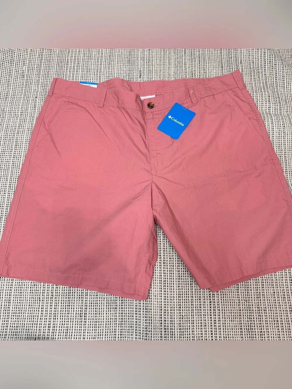 Columbia mens Washed out chino shorts flat shorts size 40 ins8”